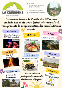 Lire la suite à propos de l’article NOUVELLE PROGRAMATION 2026